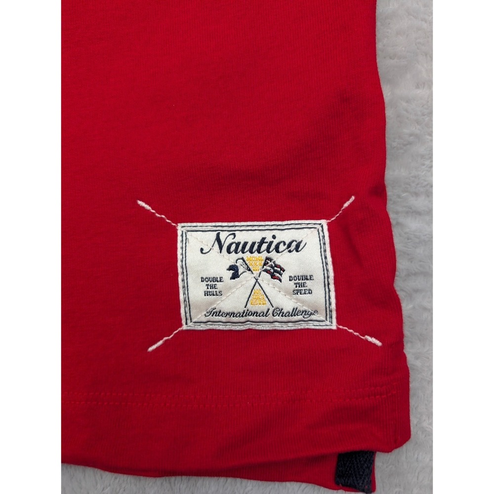 Nautica International Challenge Heritage Classic Polo Shirt Mens XL Red Cotton - Picture 3 of 9
